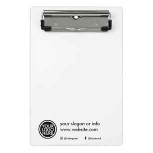 Kundenspezifisches Logo für Werbeaktionen Mini Klemmbrett