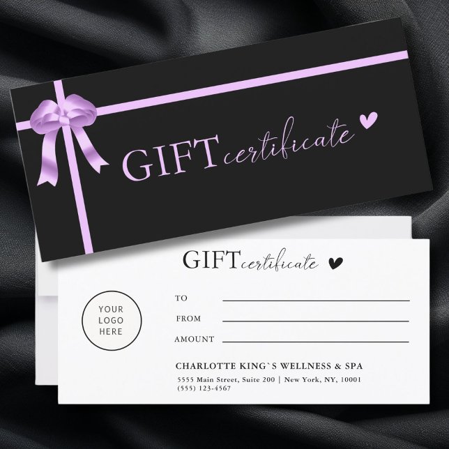 Kundenspezifisches Logo-Geschenkgutachten (Customer specific, Logo Business Gift Certificate)