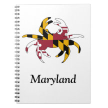 Kundenspezifisches Maryland-Krabben-Notizbuch