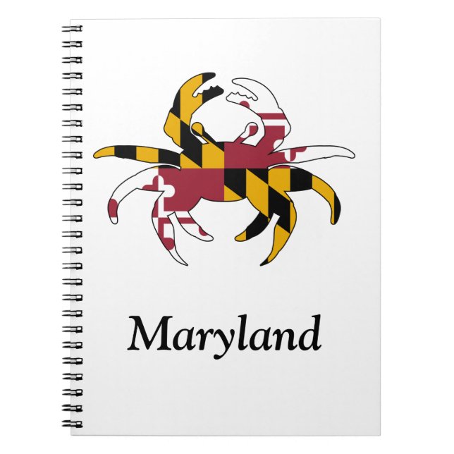 Kundenspezifisches Maryland-Krabben-Notizbuch Notizblock (Vorderseite)