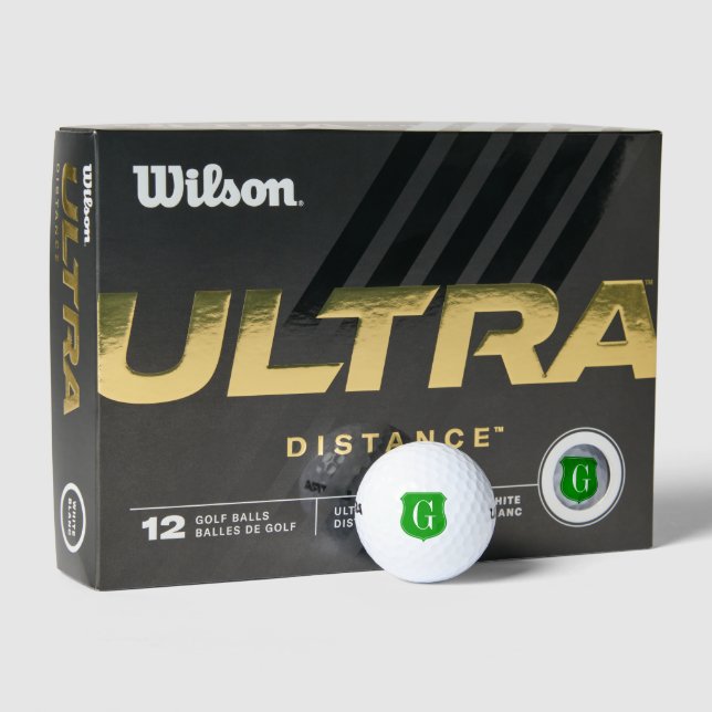 Kundenspezifisches mit Monogramm Golf-Geschenk-Set Golfball (Verpackungen)