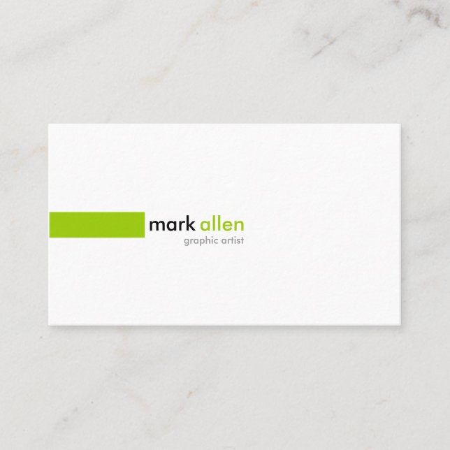 Kundenspezifisches modernes 519B Visitenkarte (Vorderseite)