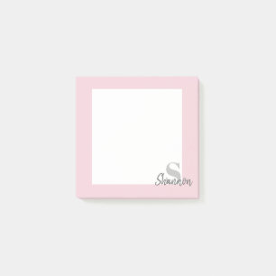 kundenspezifisches Monogramm personalisiert Post-it Klebezettel