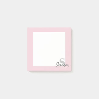 kundenspezifisches Monogramm personalisiert Post-it Klebezettel