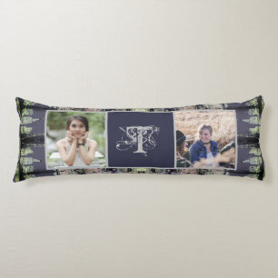 Kundenspezifisches Monogramm Steampunk 2 Fotos Seitenschläferkissen