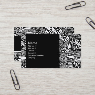 Kundenspezifisches orientalisches gezeichnetes visitenkarte