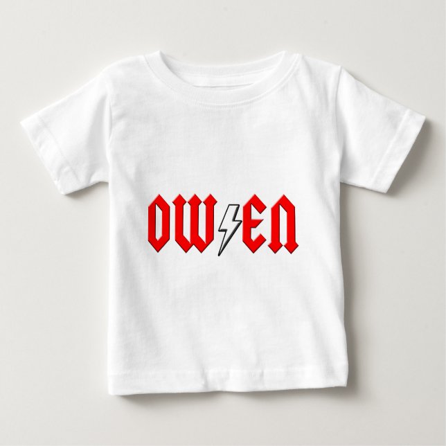 kundenspezifisches OWEN-Rock-and-RollShirt Baby T-shirt (Vorderseite)