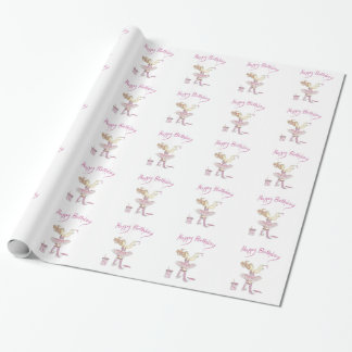 Kundenspezifisches Packpapier-Ballettröckchen ROSA Geschenkpapier