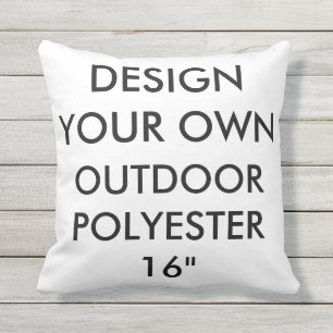Kundenspezifisches personalisiertes 16" x 16" kissen