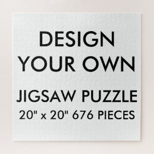 Kundenspezifisches personalisiertes 20" x20" PC Puzzle