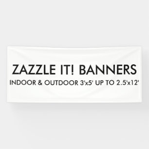 Kundenspezifisches personalisiertes 6' x2.5 banner
