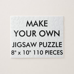 Kundenspezifisches personalisiertes 8" x10" PC des Puzzle