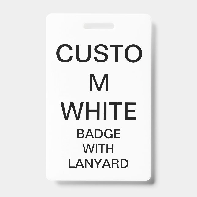 Kundenspezifisches personalisiertes ABZEICHEN MIT Ausweis (Vorderseite)