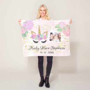 Kundenspezifisches personalisiertes fleecedecke