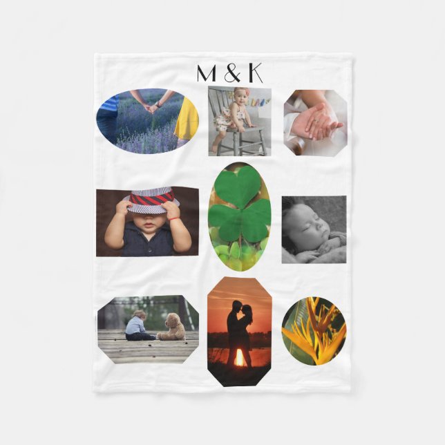 Kundenspezifisches personalisiertes Foto Fleecedecke (Vorderseite)