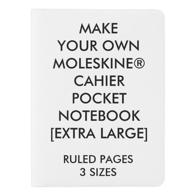 Kundenspezifisches personalisiertes Notizbuch HEFT (Vorderseite)