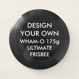 Kundenspezifisches personalisiertes Schwarzes Wham-O Frisbee