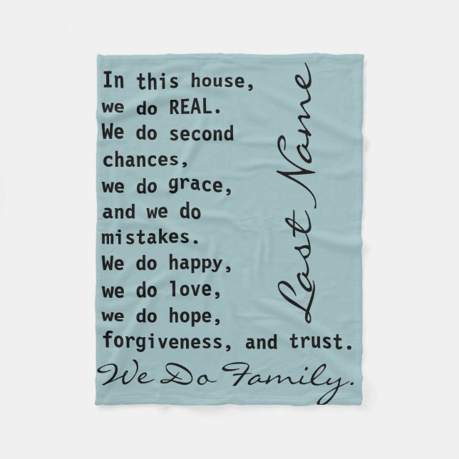 Kundenspezifisches personalisiertes tun wir fleecedecke (Vorderseite)