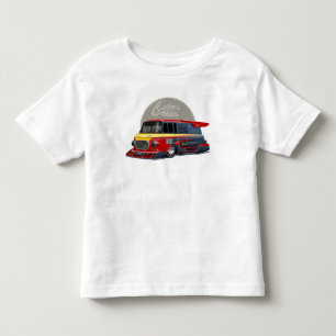 Kundenspezifisches Retro-Rennvan-Konzept Kleinkind T-shirt