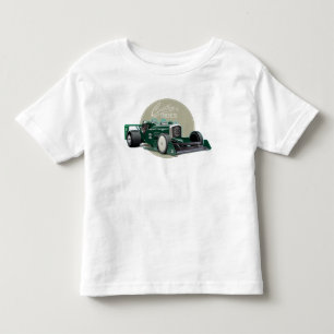 Kundenspezifisches Retro-Rennwagenkonzept Kleinkind T-shirt
