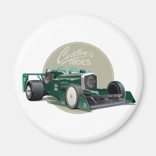 Kundenspezifisches Retro-Rennwagenkonzept Magnet