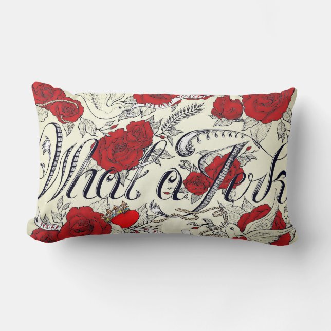 Kundenspezifisches Rockabilly Lendenkissen (Vorderseite)