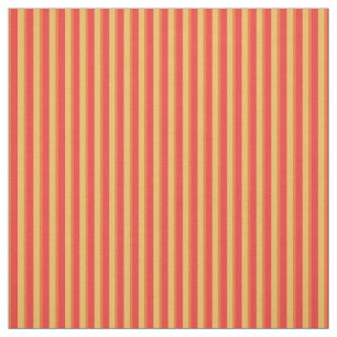 Kundenspezifisches rotes orange Gelb-gestreiftes Stoff