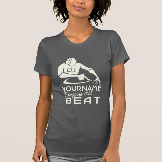 Kundenspezifisches Shirt DJ - wählen Sie Art u. (Vorderseite)