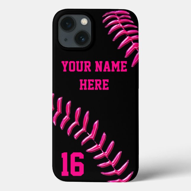 Kundenspezifisches Softball iPhone 6 Hüllen mit (Rückseite)
