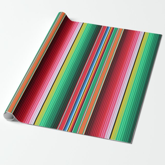 Kundenspezifisches Spanisch Serape mexikanische Geschenkpapier (Ungerollt)
