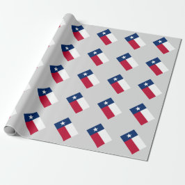 Kundenspezifisches Texas-Staatsflagge Geschenkpapier