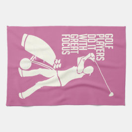 Kundenspezifisches Tuch DES GOLF-SPIELERS Hand