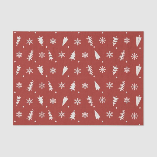 Kundenspezifisches Vintages Seidenpapier (Vorderseite)