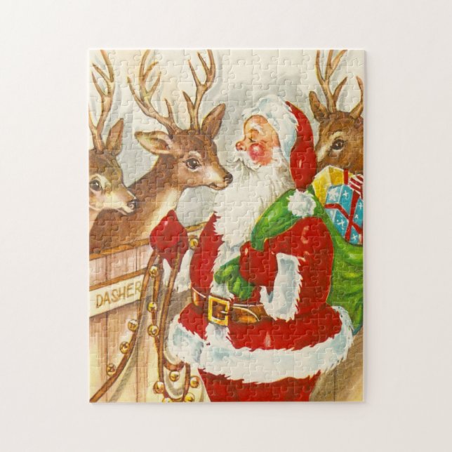 Kundenspezifisches Weihnachtspuzzlespiel Puzzle (Vertikal)