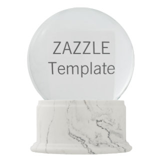 Kundenspezifisches Weihnachtsweiße Schneekugel