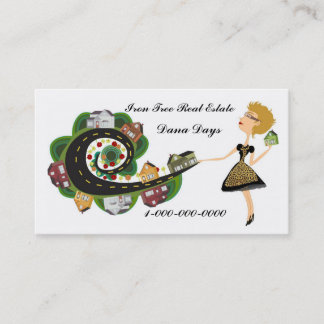 Kundenspezifisches wirkliches Anwesen Visitenkarte