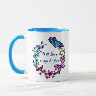 Kundenspezifisches Zitat und Name des Tasse