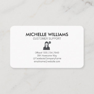 Kundensupport Visitenkarte