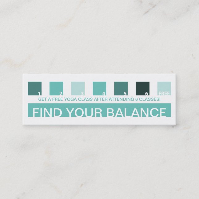 Kundenzufriedenheit bei YOGA (Mod-Quadrate) Treuekarte (Vorderseite)