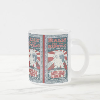 Kundgebung für die Republik-Tasse Mattglastasse
