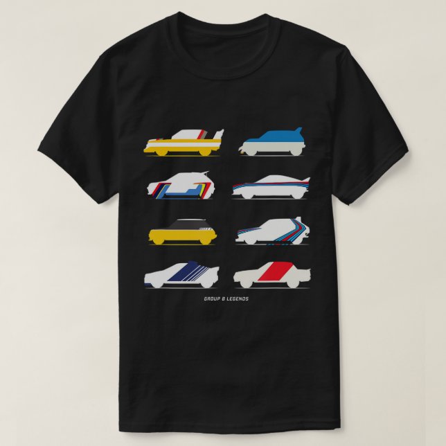 Kundgebung Legends Group B Oldtimerdesign T-S T-Shirt (Design vorne)