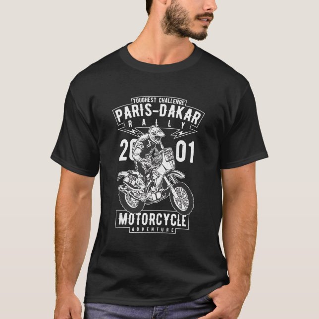 Kundgebung Paris-Dakar T-Shirt (Vorderseite)