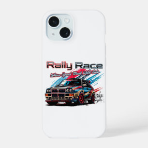 KUNDGEBUNG RACE VINTAG - WENN GESCHWINDIGKEIT WILD iPhone 15 HÜLLE