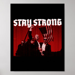 Kundgebung-Shooting Bleibe 2024 kräftig Poster
