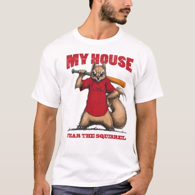 Kundgebungs-Eichhörnchen-T - Shirt-Furcht das T-Shirt (Vorderseite)