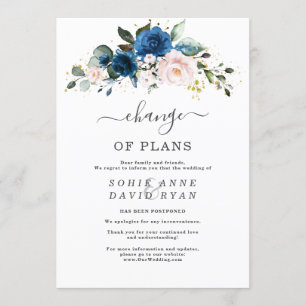 Kündigung von Hochzeiten Ankündigung Änderung von 