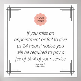 Kündigungsbekanntmachung Poster