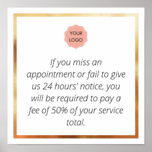 Kündigungsbekanntmachung Poster