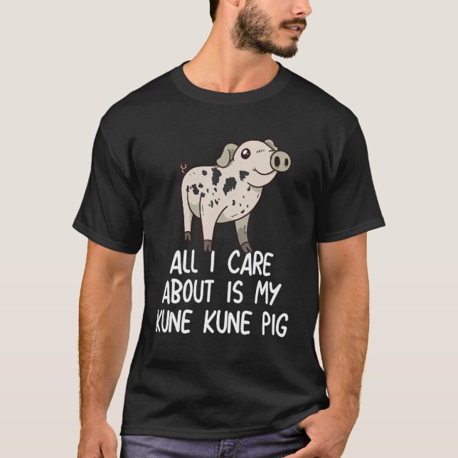 Kune Kune Pig  Miniature Pig Breeder Kune Kune Pig T-Shirt (Vorderseite)