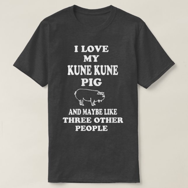 Kune Kune Pig T Shirt Gift Idea Baby Kunekune Pig  (Design vorne)